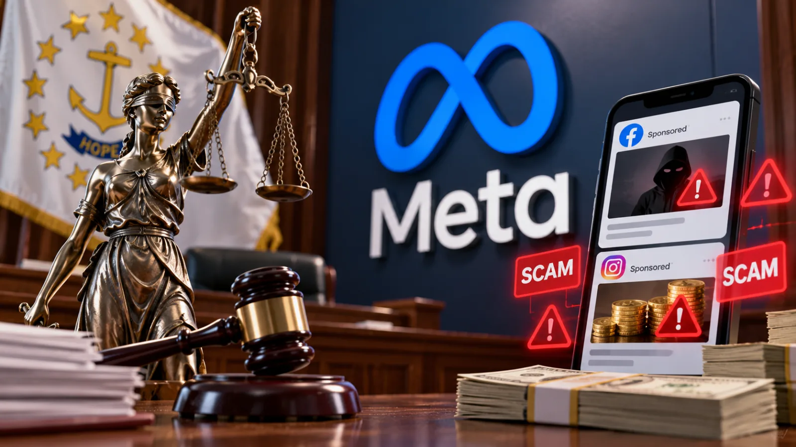 Rhode Island Sues Meta Over Alleged Profits From Scam Advertising