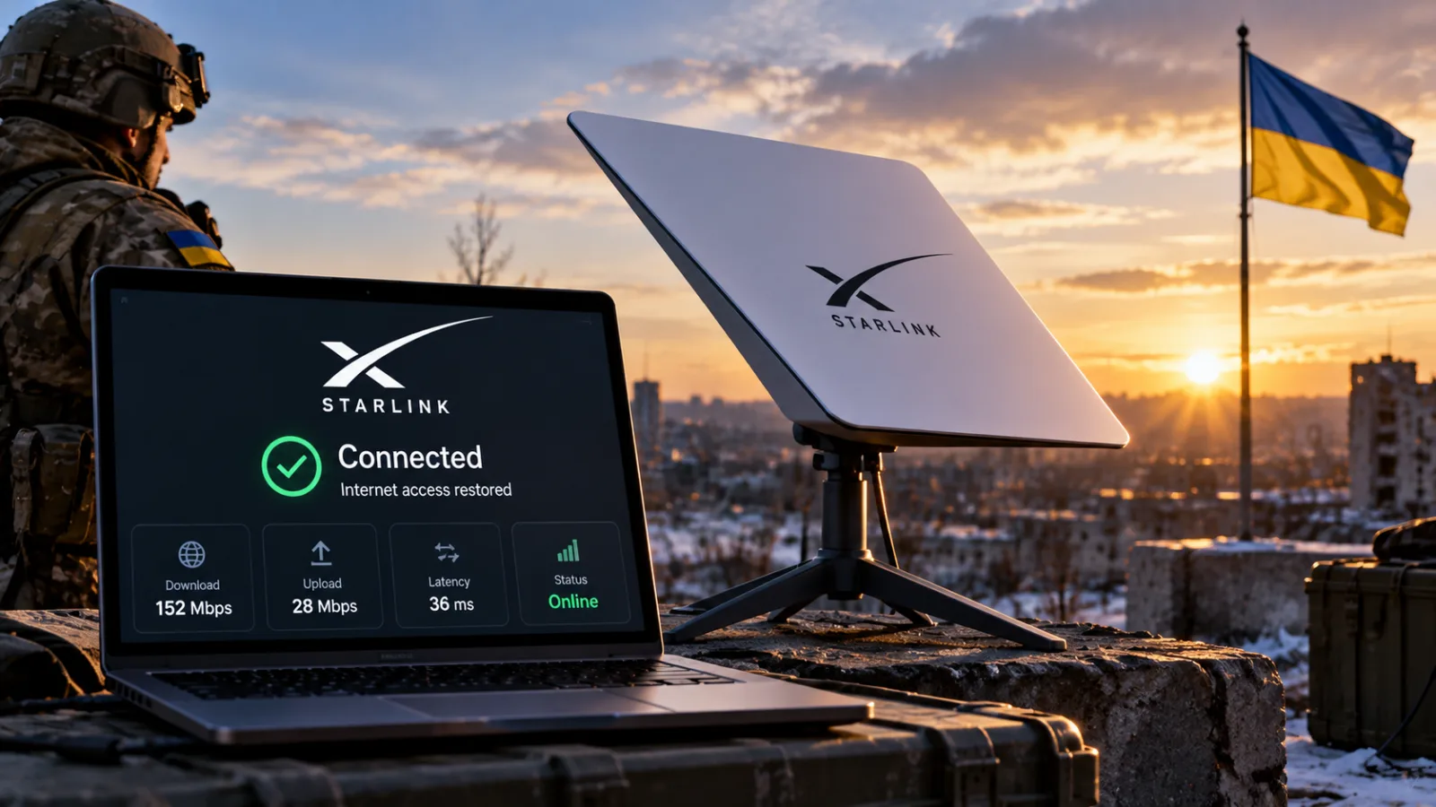 Starlink Seems to Be Working Normally Again in Ukraine After More Than a Week of Restrictions