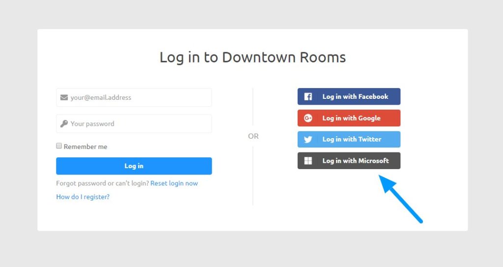 Accessing the Skedda Login Page