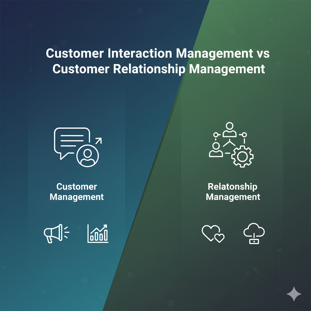 Customer Interaction Management vs Customer Relationship Management