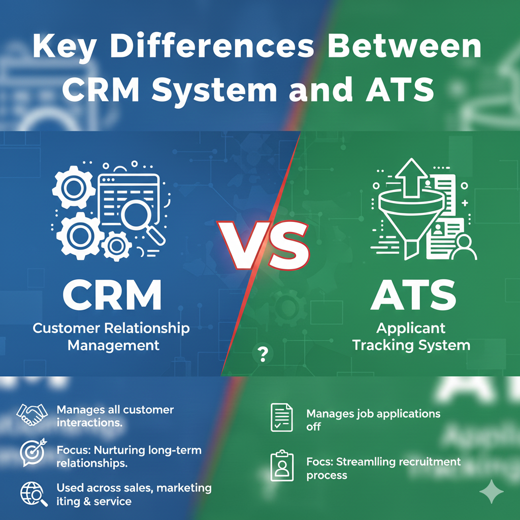 Key Differences Between CRM System and ATS
