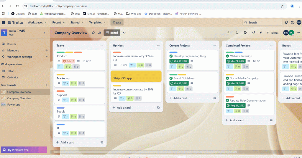 Archiving and De-Cluttering trello
