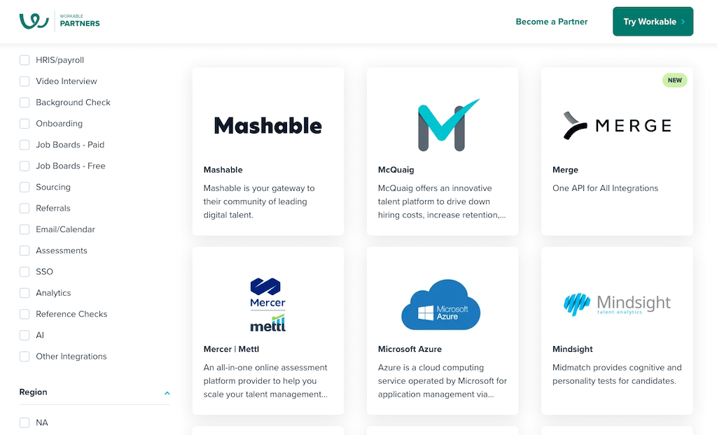Integrations and Compatibility - Workable Review