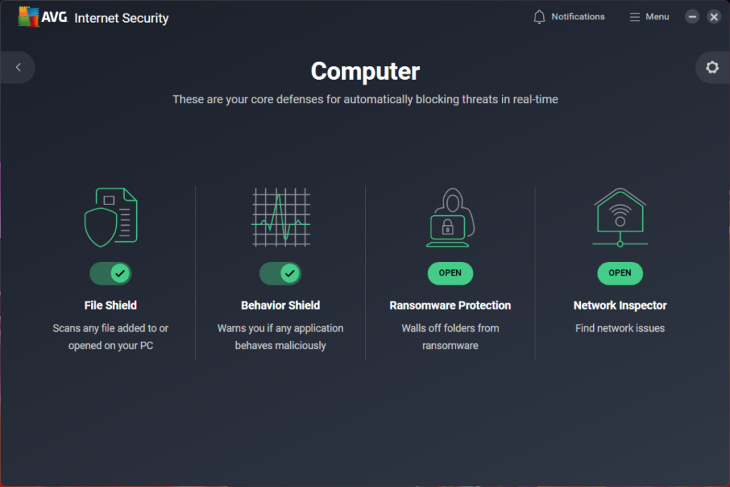 Key Features - AVG Antivirus Review