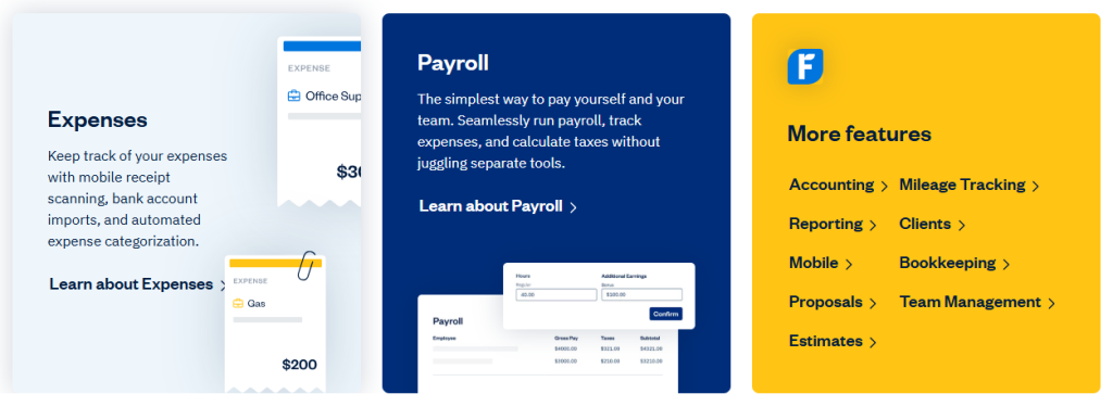 Key Features - Freshbooks Review