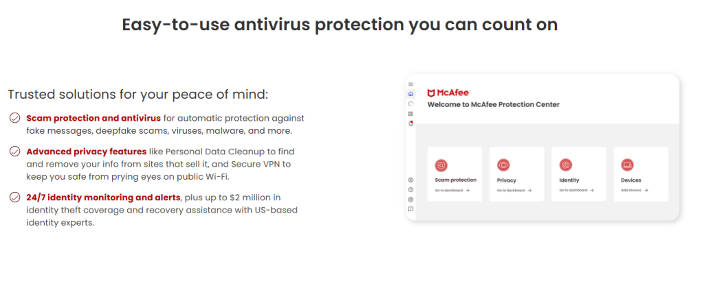 Key Features - McAfee Review