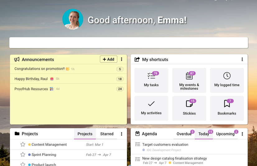 Key Features proofhub