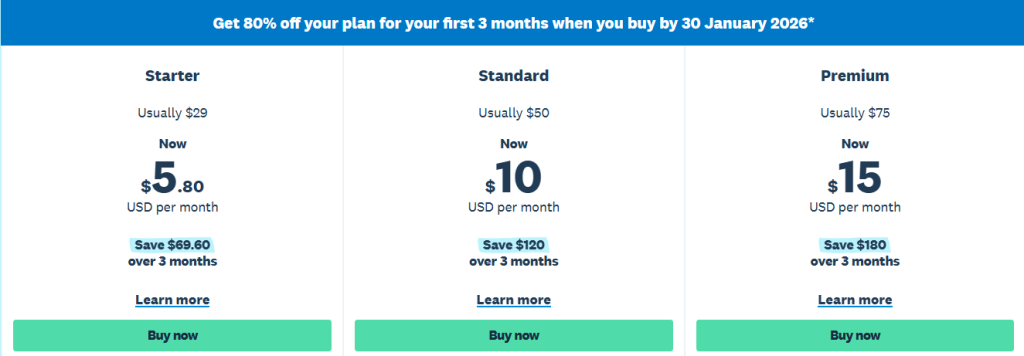 Pricing and Plans - Xero