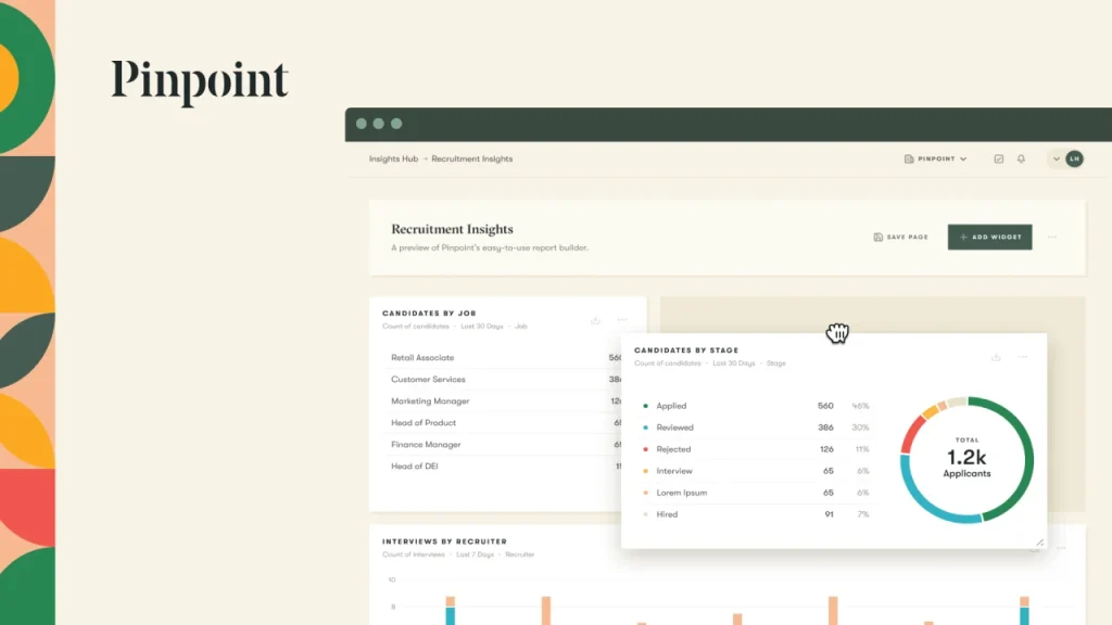 pinpoint dashboard